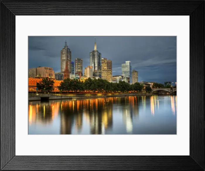 Framed Print : Unreal Melbourne Framed Print : Unreal Melbourne