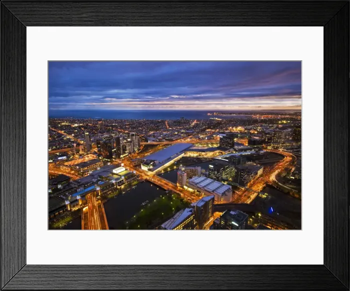 Framed Print : Stunning Melbourne