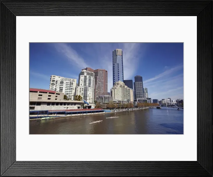 Framed Print : River Yarra and South Melbourne Framed Print : River Yarra and South Melbourne