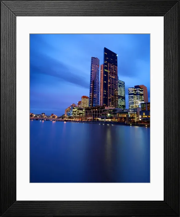 Framed Print : Southbank at night