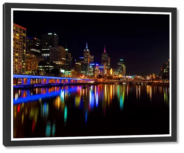 Melbourne Skyline at Night