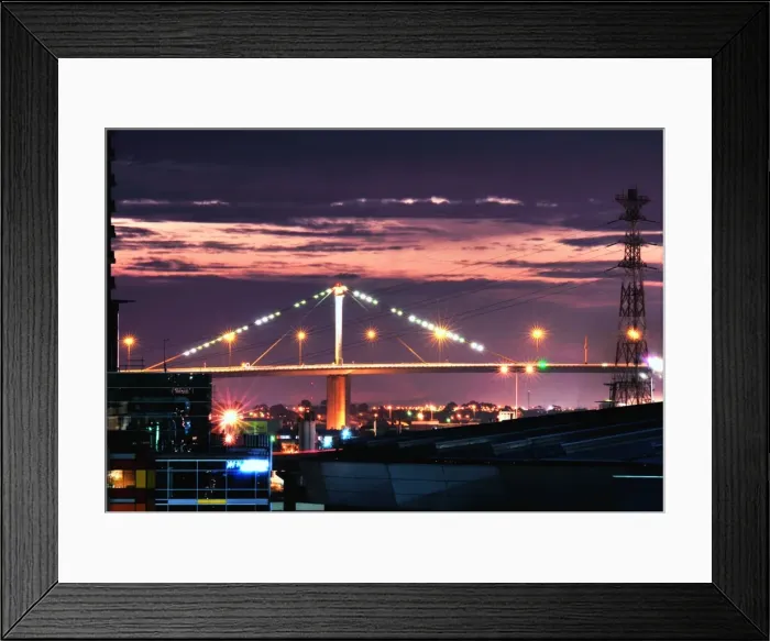 Framed Print : West Gate Bridge Evening Framed Print : West Gate Bridge Evening