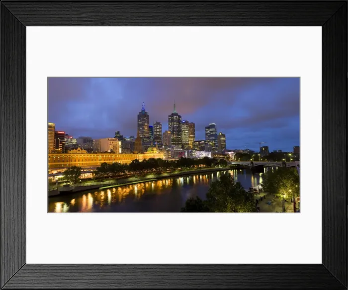 Framed Print : Melbourne, Victoria, Australia Framed Print : Melbourne, Victoria, Australia