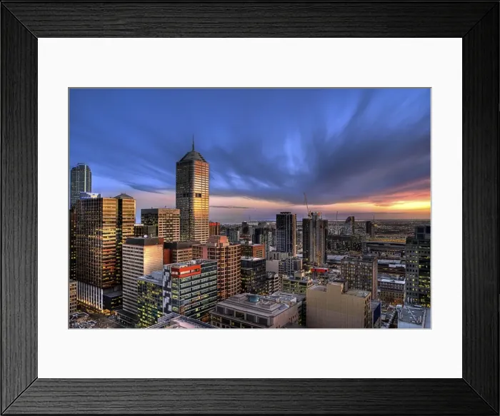 Framed Print : Candy City