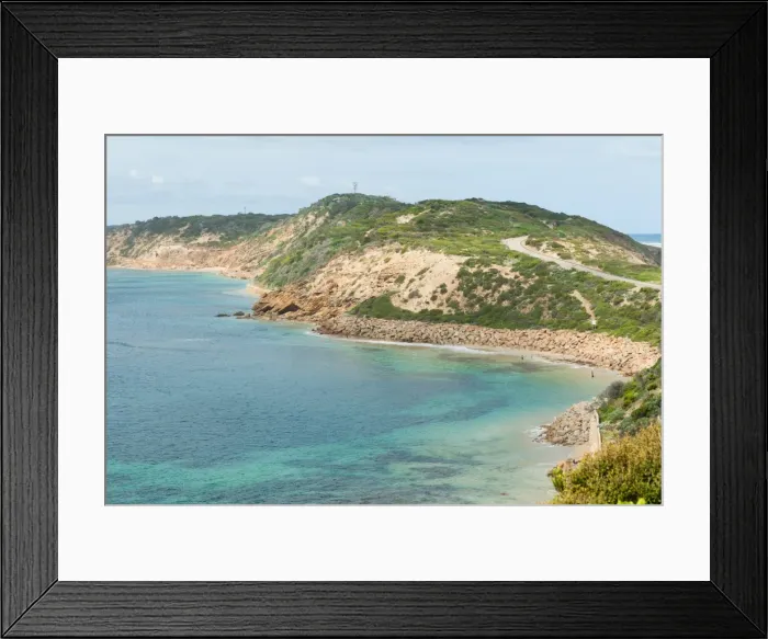 Framed Print : Clear blue water, Point Nepean National Park Framed Print : Clear blue water, Point Nepean National Park