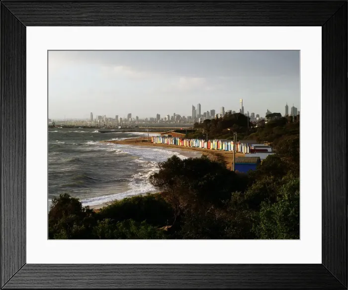 Framed Print : Brighton beach