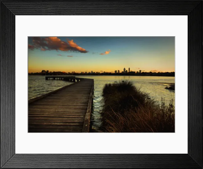 Framed Print : Perth yacht club, Western Australia