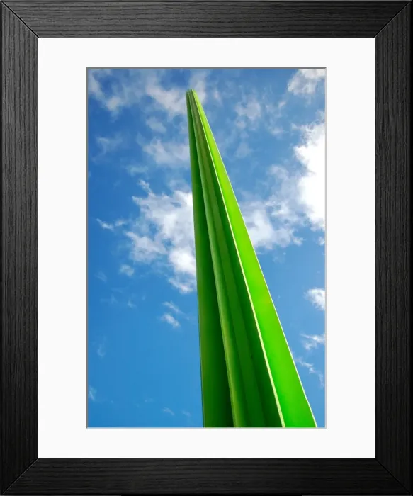 Framed Print : Metal pointing skyward Framed Print : Metal pointing skyward