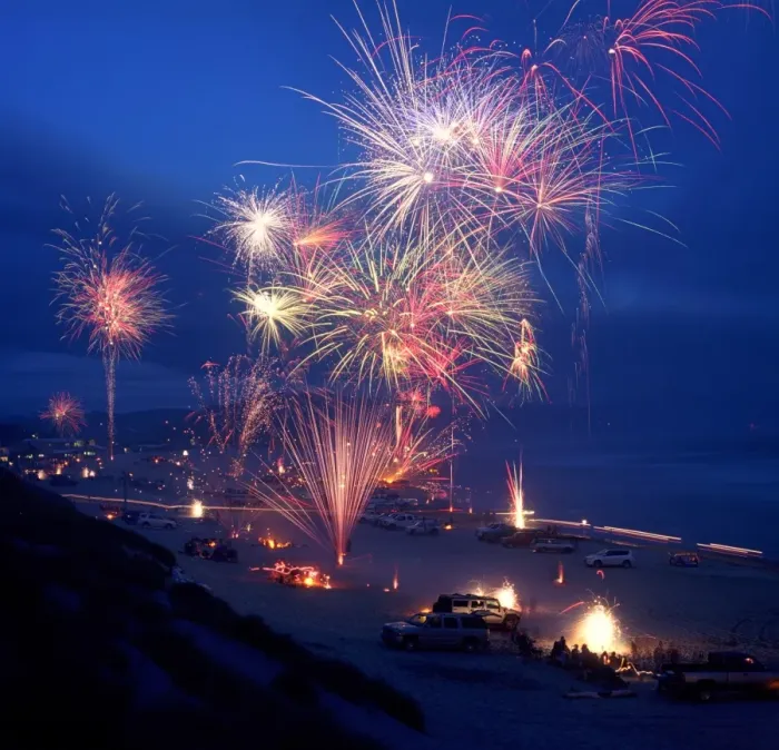 Framed Print : 4th of July at the beach Framed Print : 4th of July at the beach