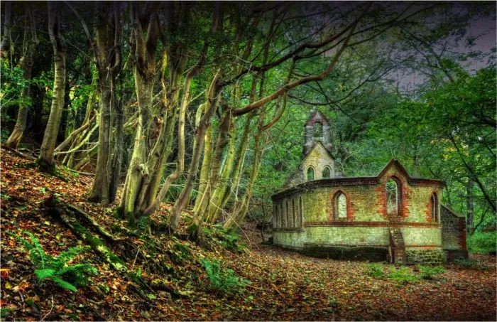 Framed Print : Abandoned church