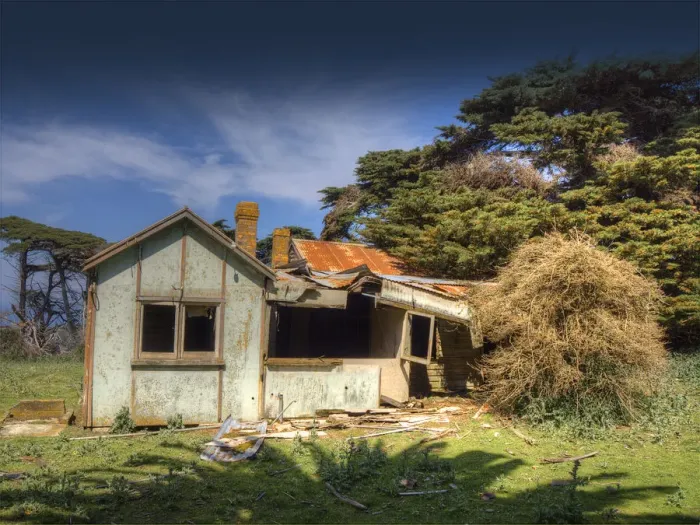 Framed Print : Abandoned and derelict farm cottage in the rurals of Flinders Island, Bass Strait, Tasmania Framed Print : Abandoned and derelict farm cottage in the rurals of Flinders Island, Bass Strait, Tasmania
