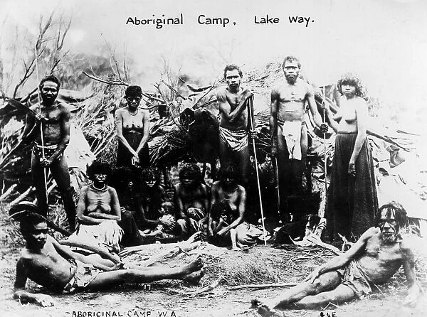 Aboriginal Camp in Lake Way