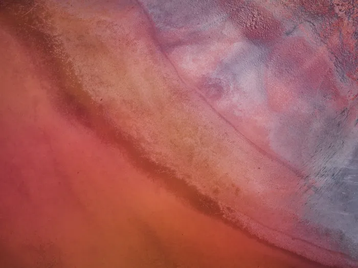 Framed Print : Abstract drone image showing a dry lake in the Australian outback Framed Print : Abstract drone image showing a dry lake in the Australian outback