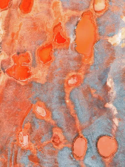 Framed Print : Abstract drone photo showing iron ore deposits Framed Print : Abstract drone photo showing iron ore deposits