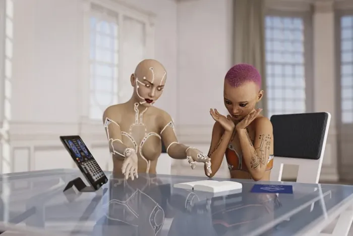 Framed Print : access, ai, ar, artificial intelligence, augmented reality, book, color image, communication