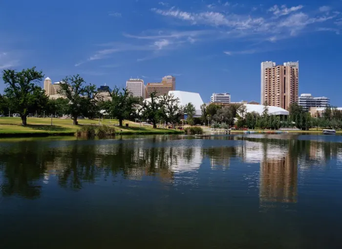 Framed Print : Adelaide Skyline Framed Print : Adelaide Skyline