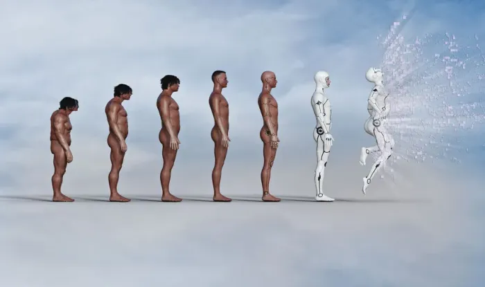 Framed Print : adjusting, ai, android, artificial intelligence, augmented reality, barefoot, bionic Framed Print : adjusting, ai, android, artificial intelligence, augmented reality, barefoot, bionic