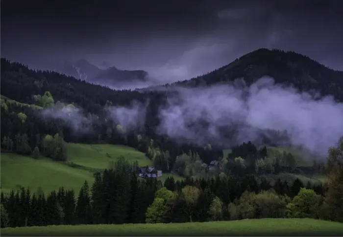 Framed Print : The Admont Valley in spring, with farmland pastures and mountain views, central Austria Framed Print : The Admont Valley in spring, with farmland pastures and mountain views, central Austria