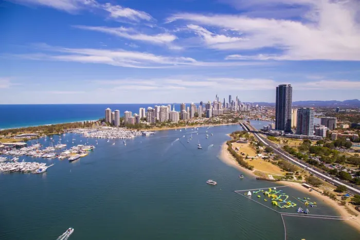 Framed Print : Aerial Gold Coast Framed Print : Aerial Gold Coast