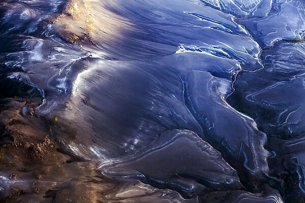 Aerial photography abstract landscape