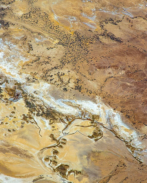 Aerial Photography over Lake Eyre, Australia
