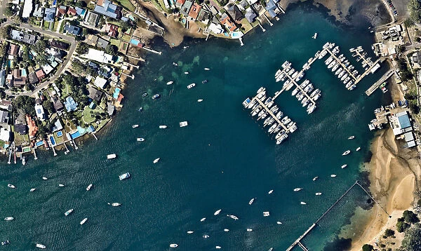 Aerial view, Australia, Bay, Boats, City, Cityscape, marine, New South Wales, Outdoors, Overhead View, Photography, pier, Sydney, yachts