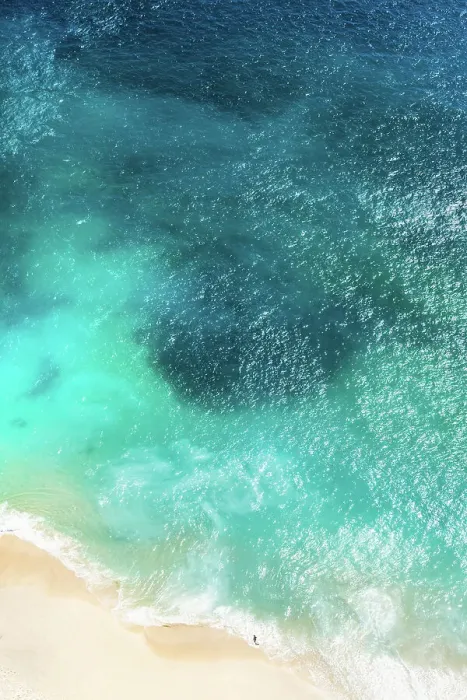 Framed Print : Aerial View Of Beach