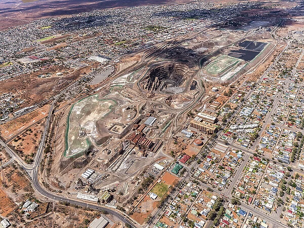 Aerial view of Broken Hill, NSW