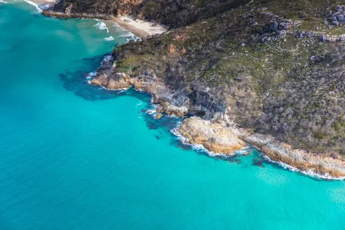 Framed Print : Aerial view of Cape Moreton an Island near Brisbane Framed Print : Aerial view of Cape Moreton an Island near Brisbane