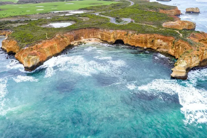 Framed Print : Aerial View of the Coastline, Great ocean Road Framed Print : Aerial View of the Coastline, Great ocean Road