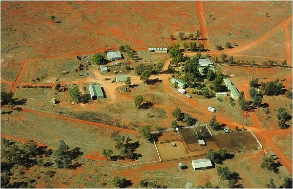 Aerial view of Comeroo station