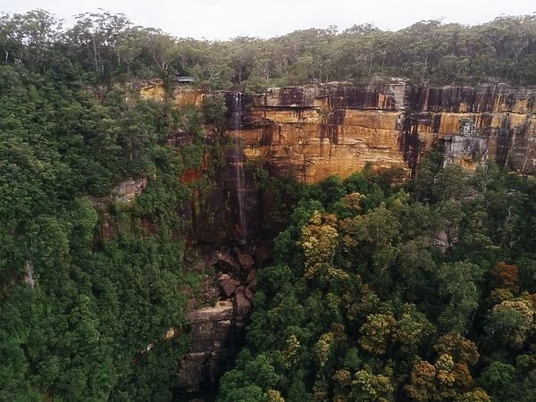 Aerial view of Fitzroy Falls, New South Wales, Australia