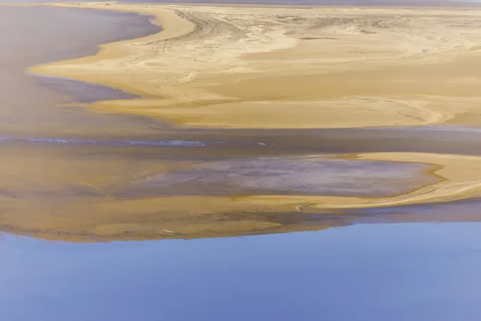 Framed Print : Aerial view of Kati Thanda-Lake Eyre