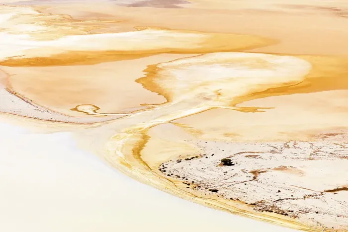 Framed Print : Aerial view of Kati Thanda-Lake Eyre Framed Print : Aerial view of Kati Thanda-Lake Eyre