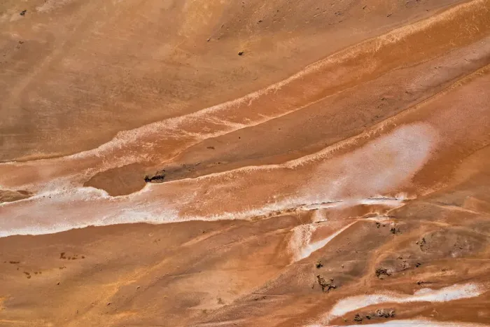 Framed Print : Aerial View of Lake Cowan Salt-Pan - Norseman, Western Australia