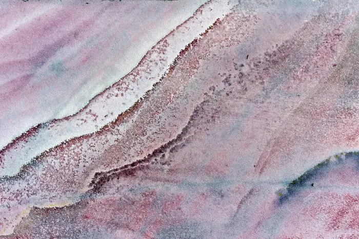 Framed Print : Aerial view looking down onto colourful Sandstone slabs - Colourful Textured Abstract Framed Print : Aerial view looking down onto colourful Sandstone slabs - Colourful Textured Abstract
