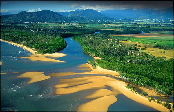 Aerial view near Cairns, North Queensland, Australia