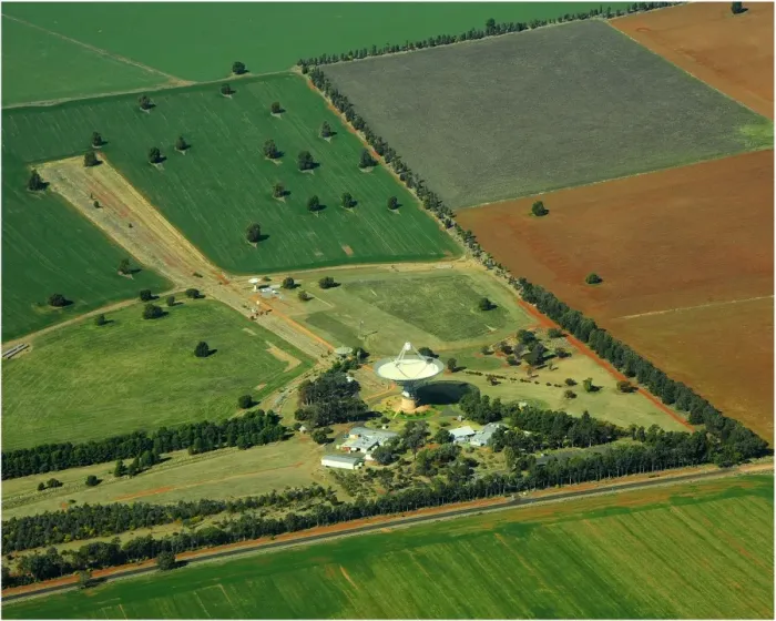 Framed Print : Aerial view near Parkes, of the Radio dish (telescope), New South Wales, Australia Framed Print : Aerial view near Parkes, of the Radio dish (telescope), New South Wales, Australia