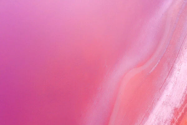 Aerial view of patterns, textures and amazing colors, pink