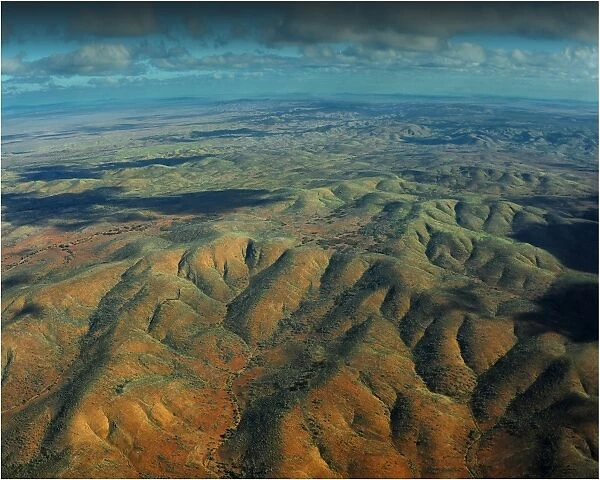 Aerial view of the Southern Flinders Ranges in South Australia