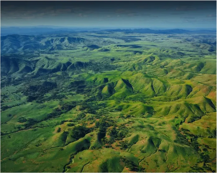 Framed Print : Aerial view of the Southern Flinders Ranges in South Australia Framed Print : Aerial view of the Southern Flinders Ranges in South Australia