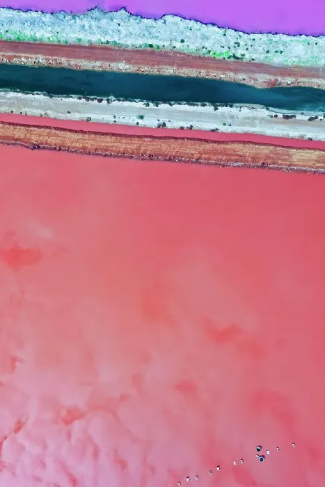 Framed Print : Aerial view over the stunning colourful lake at Hutt lagoon. Port Gregory, Western Australia Framed Print : Aerial view over the stunning colourful lake at Hutt lagoon. Port Gregory, Western Australia