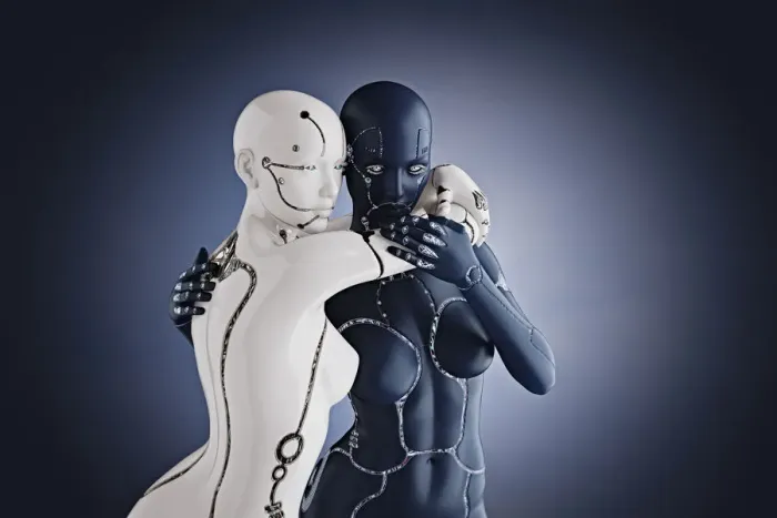 Framed Print : affection, ai, ar, artificial intelligence, augmented reality, black, black and white