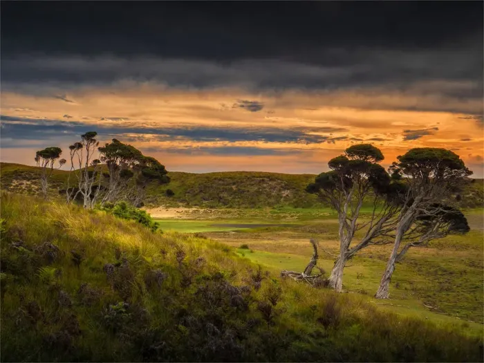 Framed Print : Afternoon light at Pearshape lagoon, central King Island, Bass Straight, Tasmania Framed Print : Afternoon light at Pearshape lagoon, central King Island, Bass Straight, Tasmania