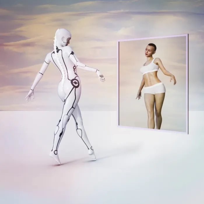 Framed Print : ai, alive, alternate, ar, artificial intelligence, augmented reality, beauty, body image Framed Print : ai, alive, alternate, ar, artificial intelligence, augmented reality, beauty, body image