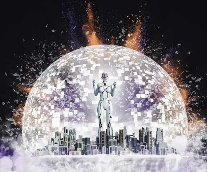 Framed Print : ai, android, artificial intelligence, augmented reality, bionic, breaking, bubble Framed Print : ai, android, artificial intelligence, augmented reality, bionic, breaking, bubble