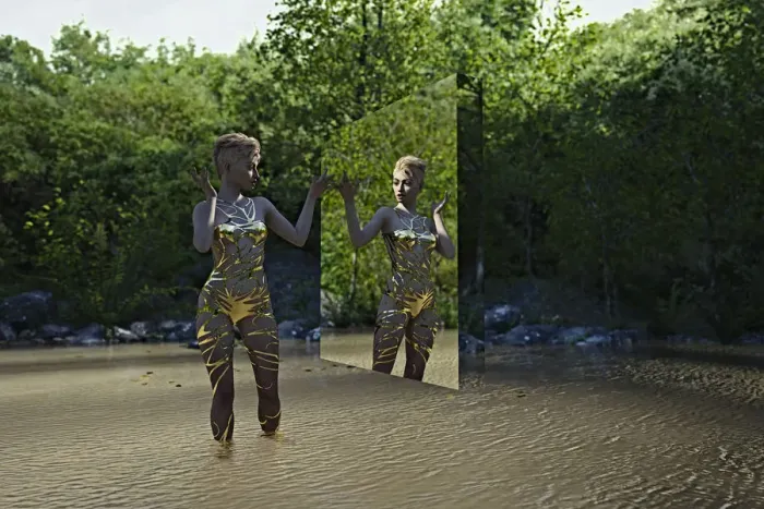 Framed Print : ai, ar, artificial intelligence, augmented reality, beauty, color image, concept