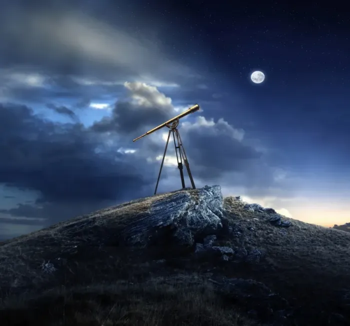 Framed Print : Aiming for the Moon