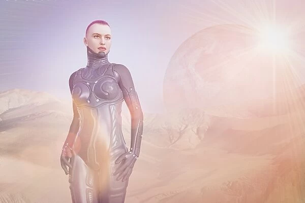 alien, alien planet, android, beauty, candid, color image, concept, copy space, day