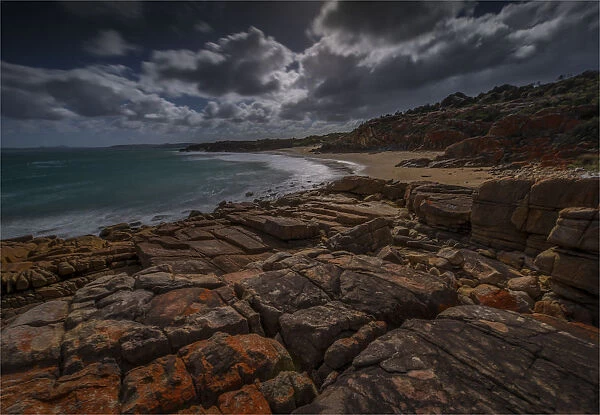 Allports beach, Marshall bay, Flinders Island, Bass Strait, Tasmania, Australia